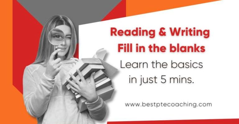 PTE Reading and writing fill in the blanks learn the basics in just 5 mins