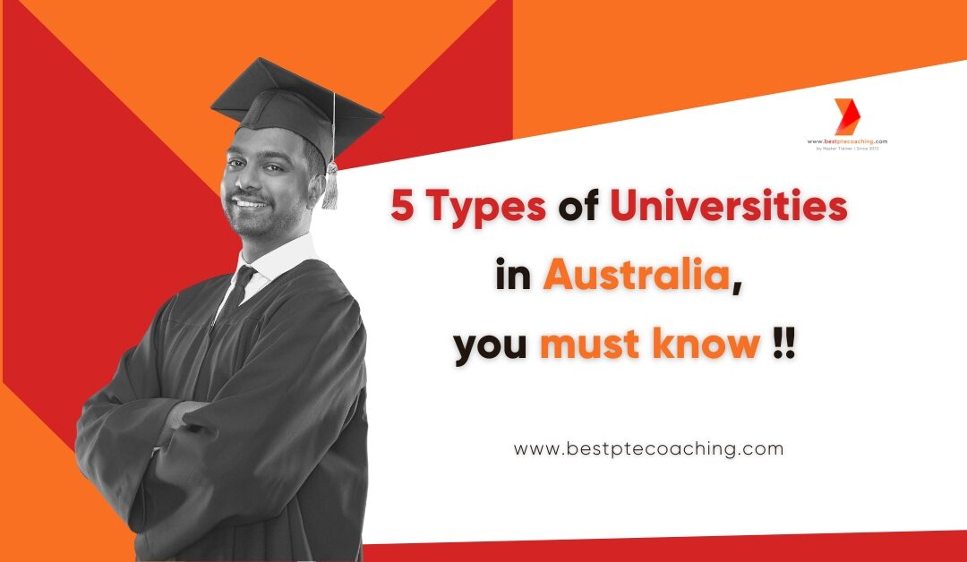 5 Types of Universities in Australia, you must know !!