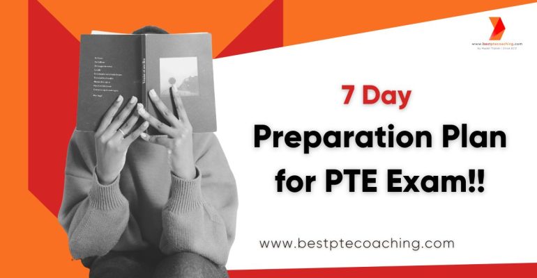 7 Day Preparation Plan for PTE Academic