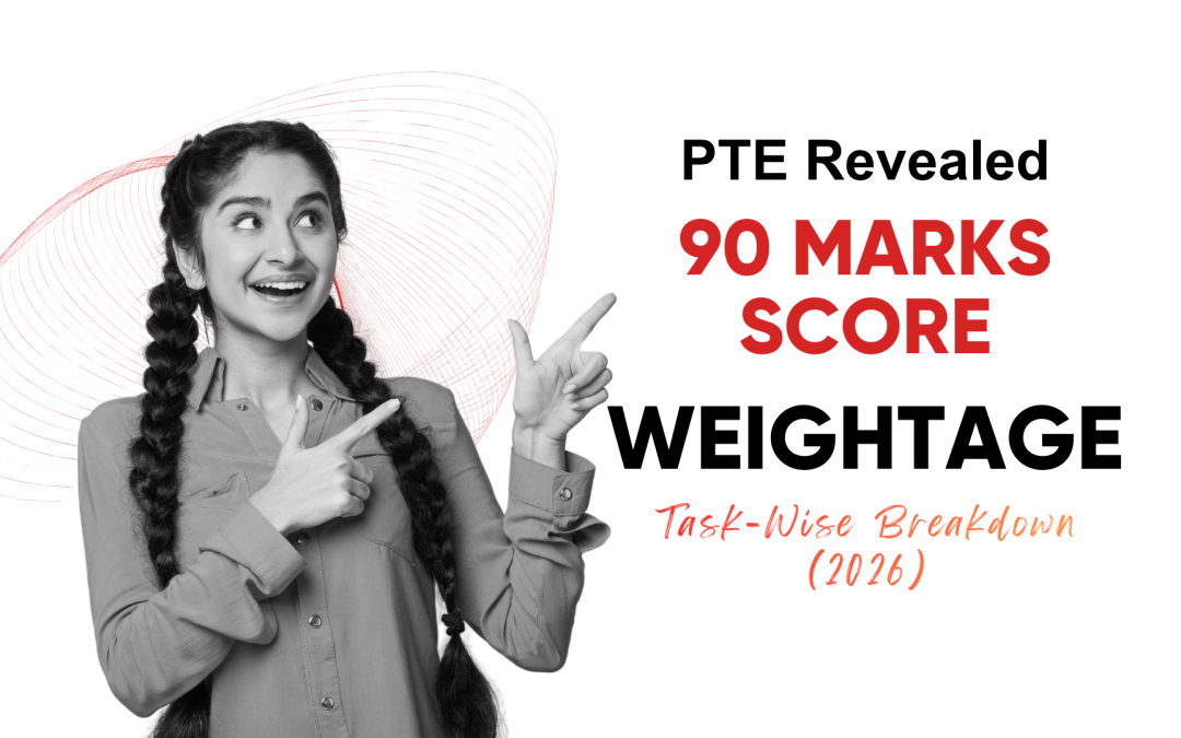 PTE Revealed: 90 Marks Score Weightage with Task-Wise Breakdown